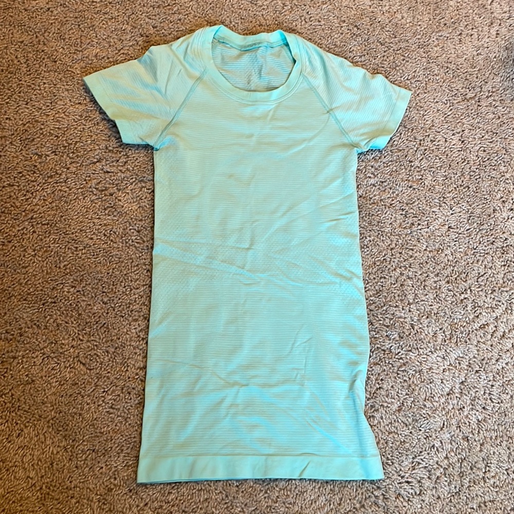 lululemon swiftly tech short sleeve shirt, 2.0, wild mint